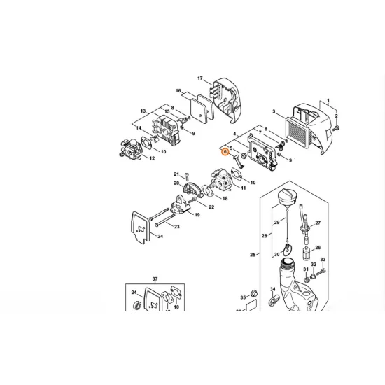 STIHL  Dźwignia 4140 141 3701